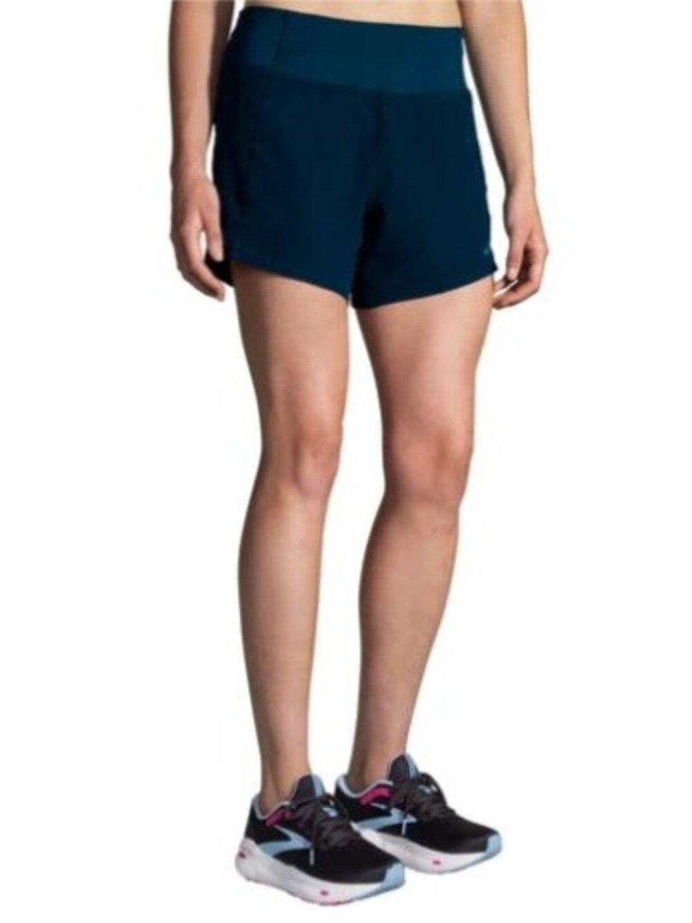 Brooks Chaser 5" Shorts Size XL Women's Lined Ocean Drive NWT Fitness Activewear